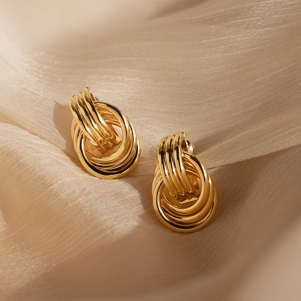 Triple Knot Earrings