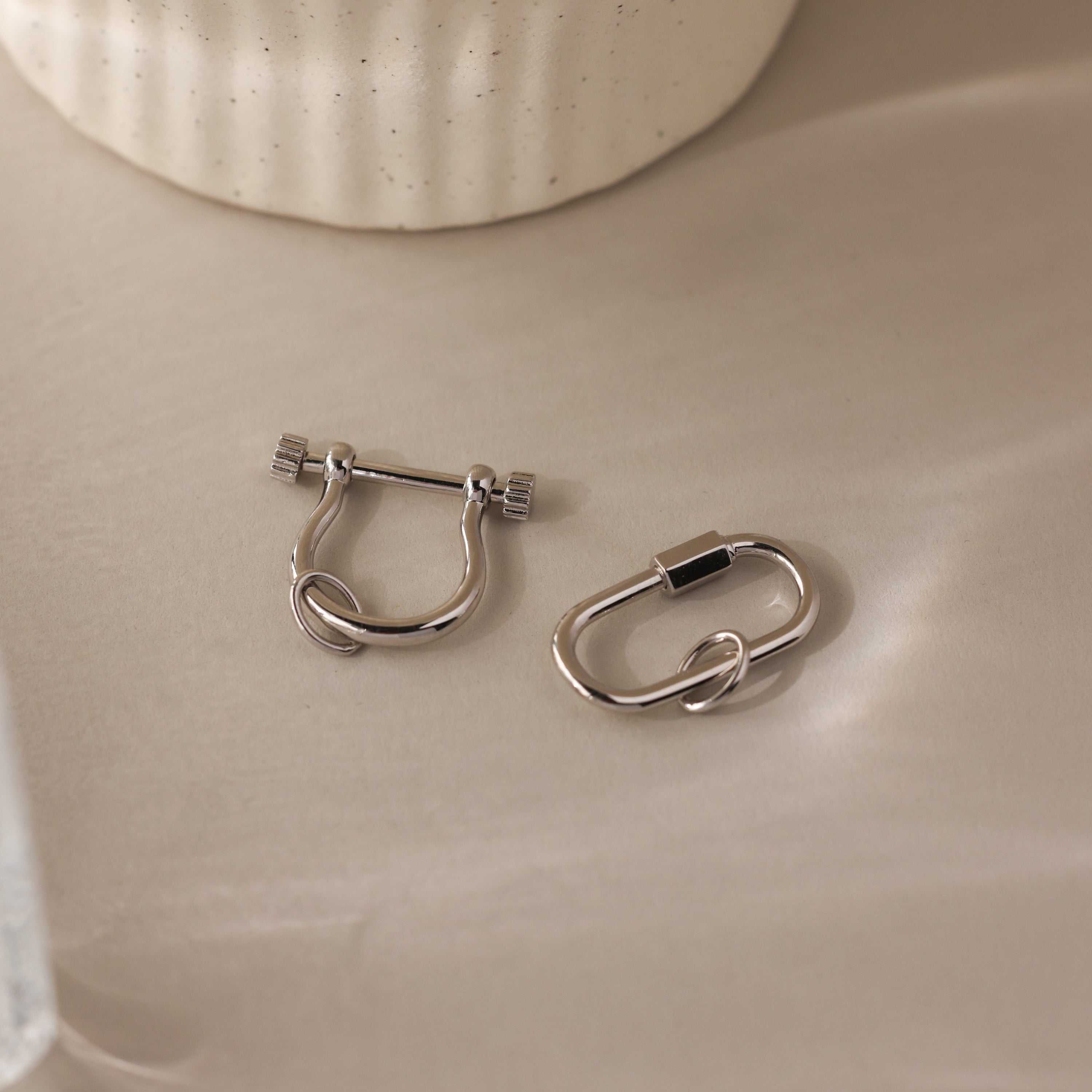Bar & Carabiner Charm Set