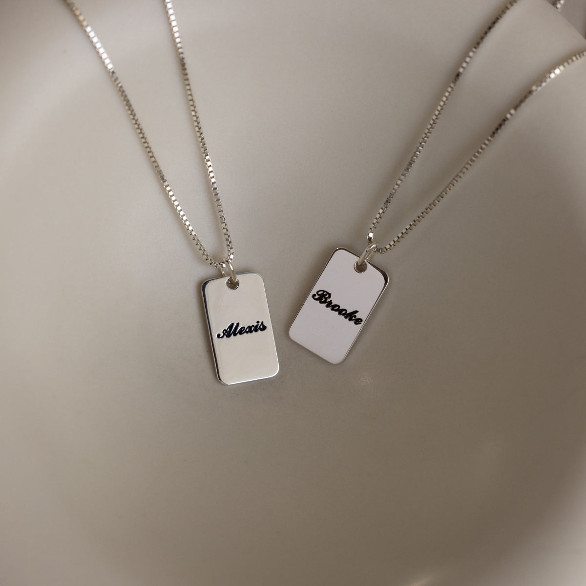 Name Tag Necklace