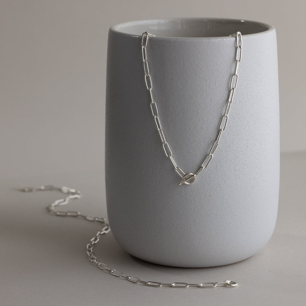 Paperclip Toggle Necklace