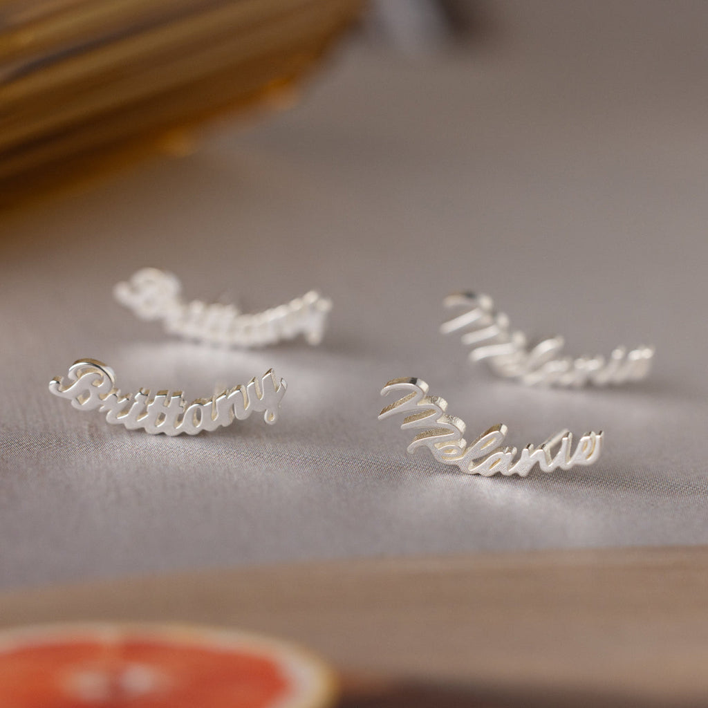 Grace Name Earrings