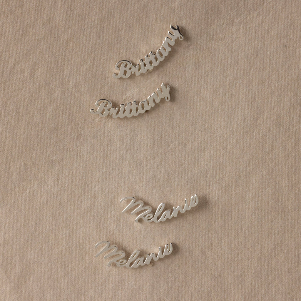 London Name Earrings