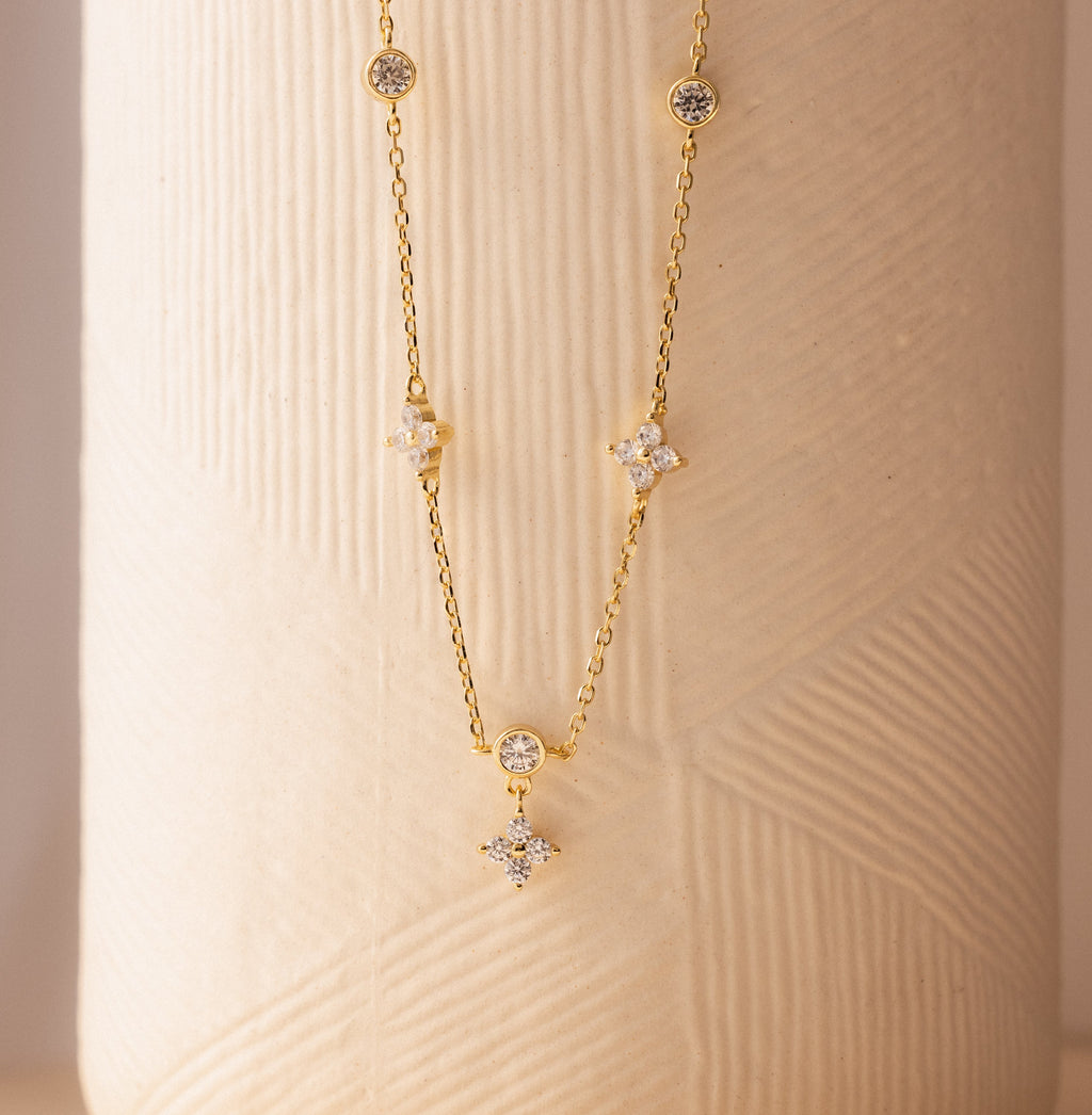 Ivy Diamond Station Necklace