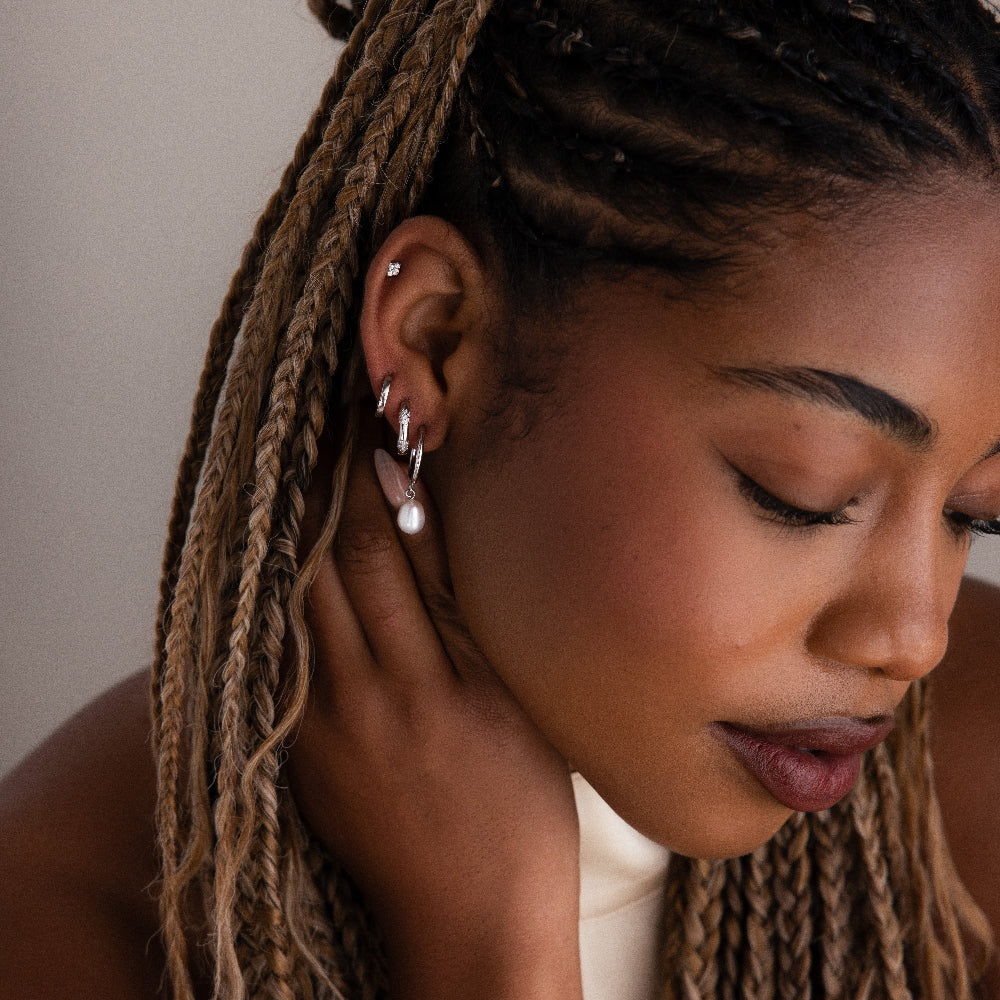 Margot Pearl Hoops