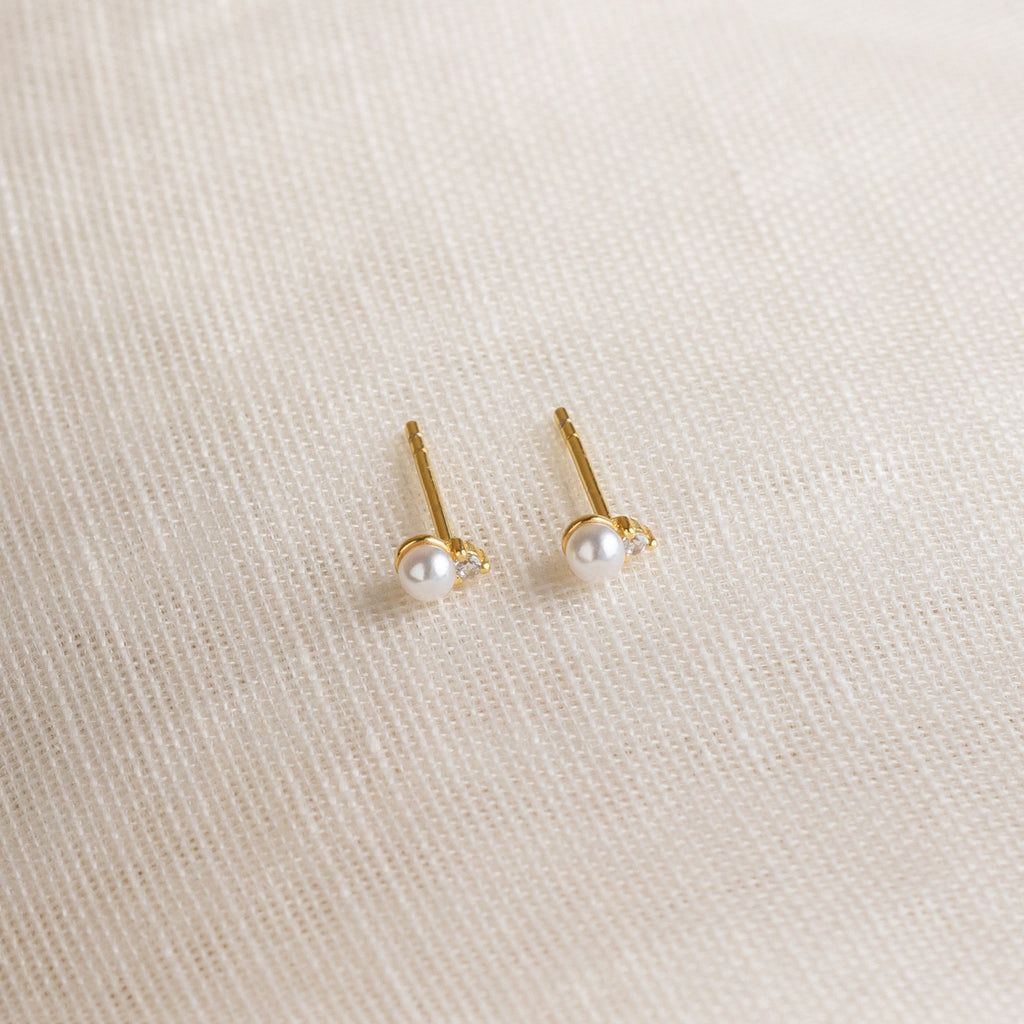 Raindrop Birthstone Studs