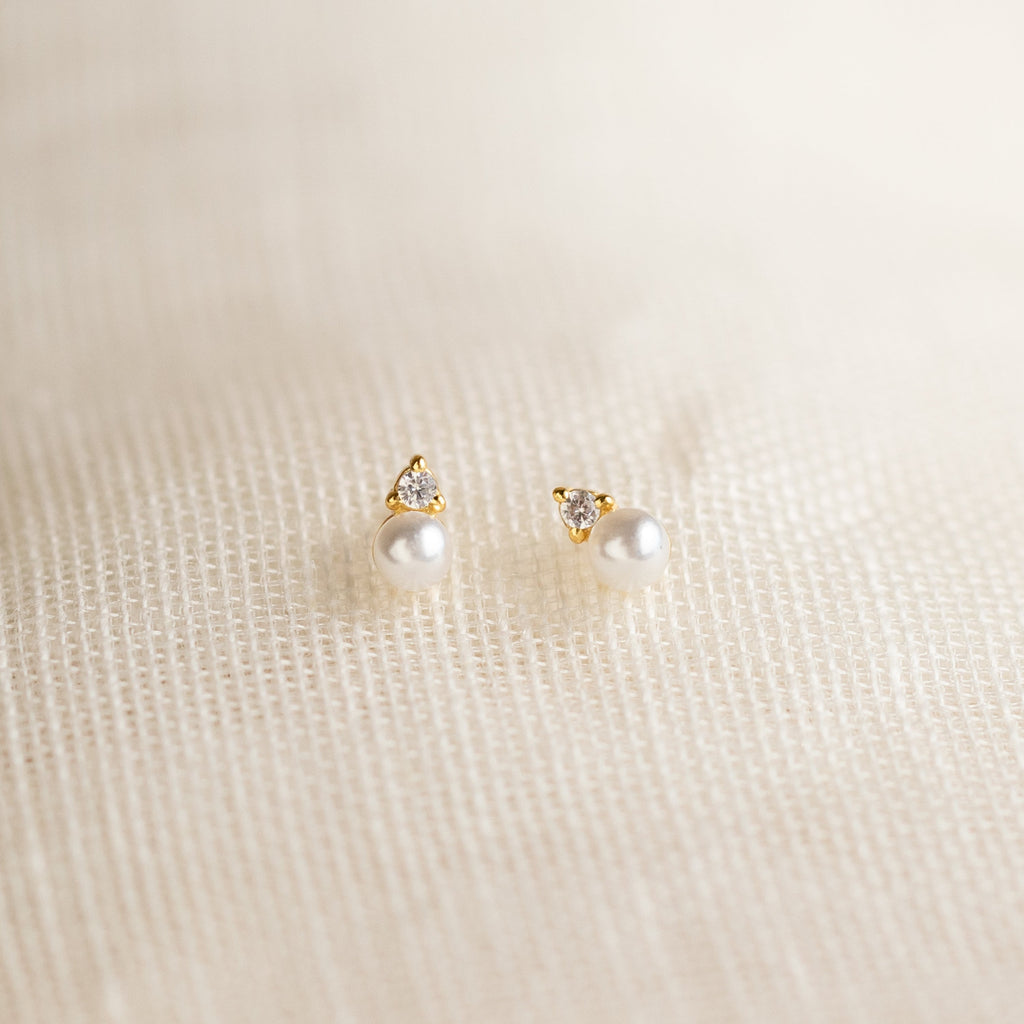Raindrop Birthstone Studs