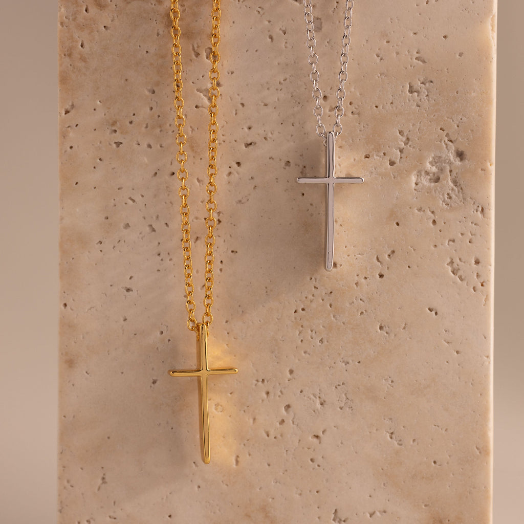 Skinny Cross Necklace