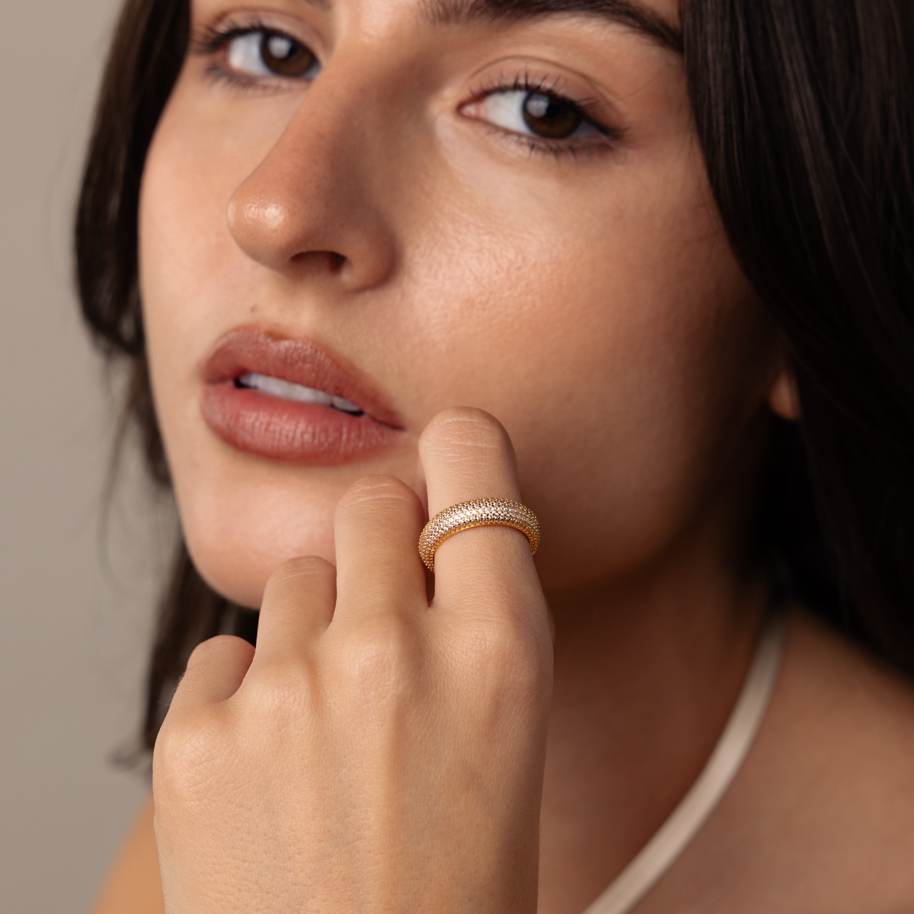 Pave Stacking Rings