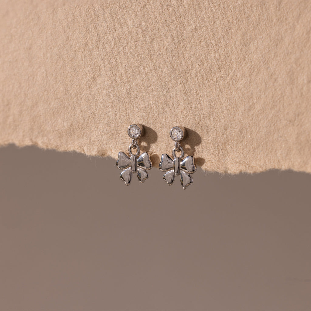 Bow Drop Studs