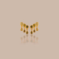 Peridot Raindrop Studs