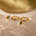Peridot Earrings Set
