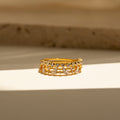 Crystal Stacking Ring Set