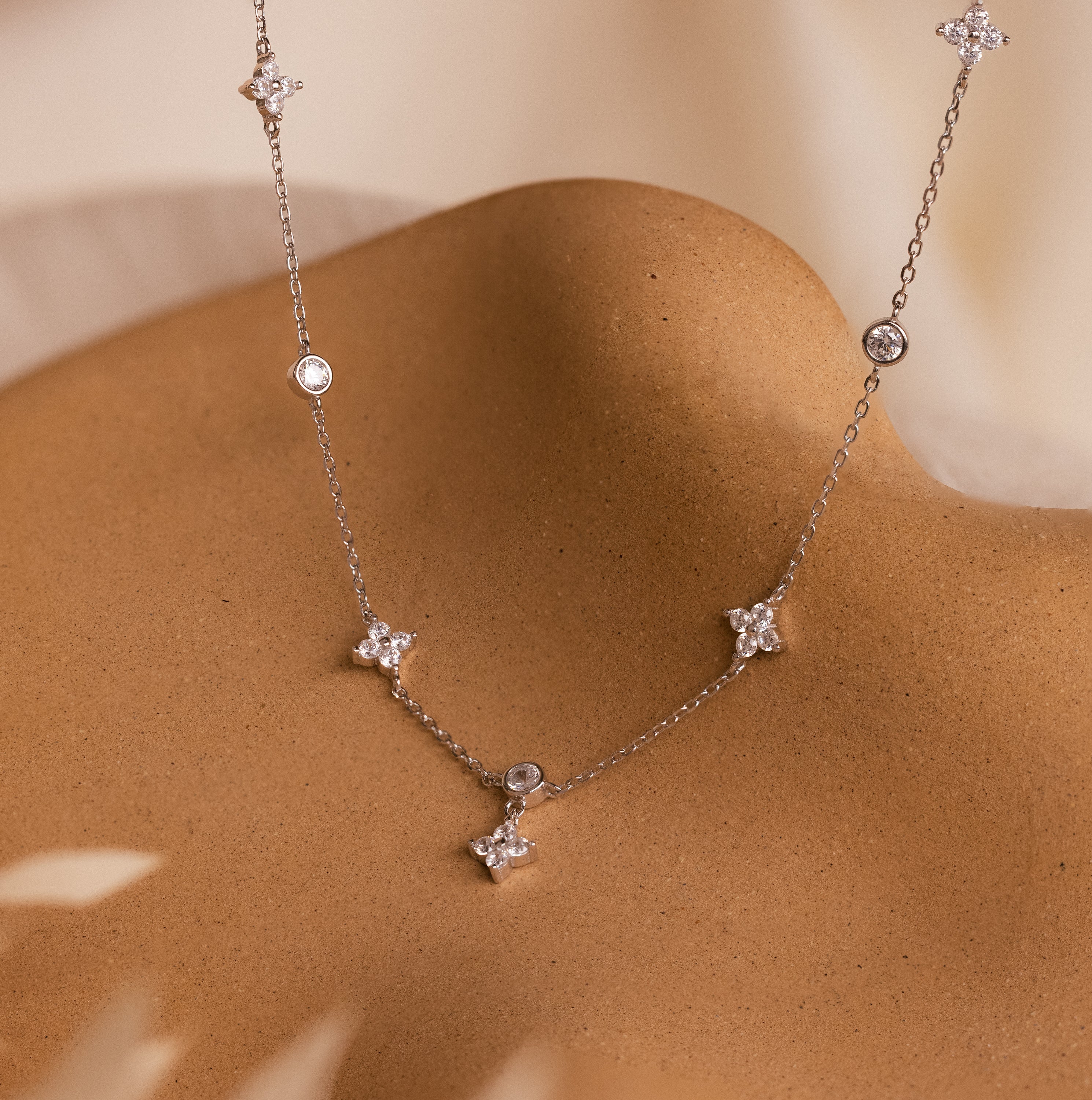 Ivy Diamond Station Necklace