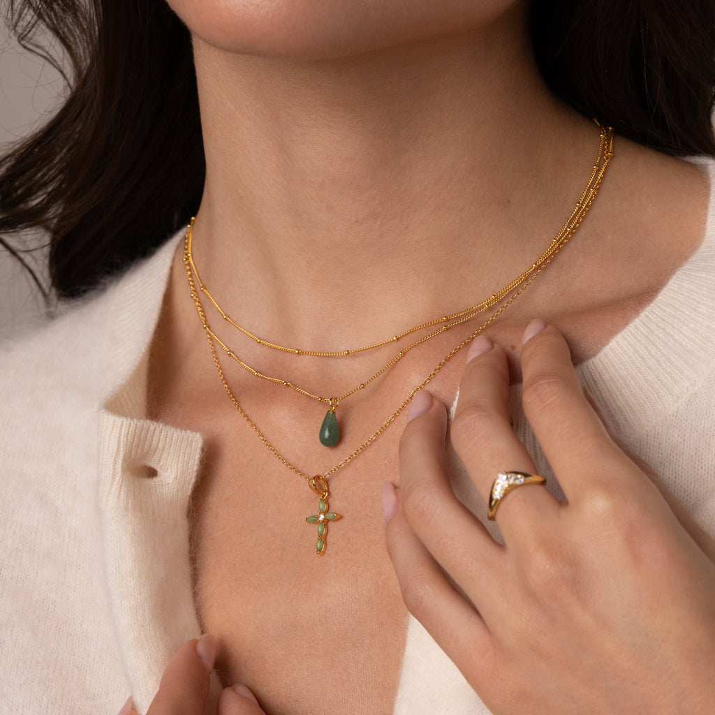Jade Drop Necklace