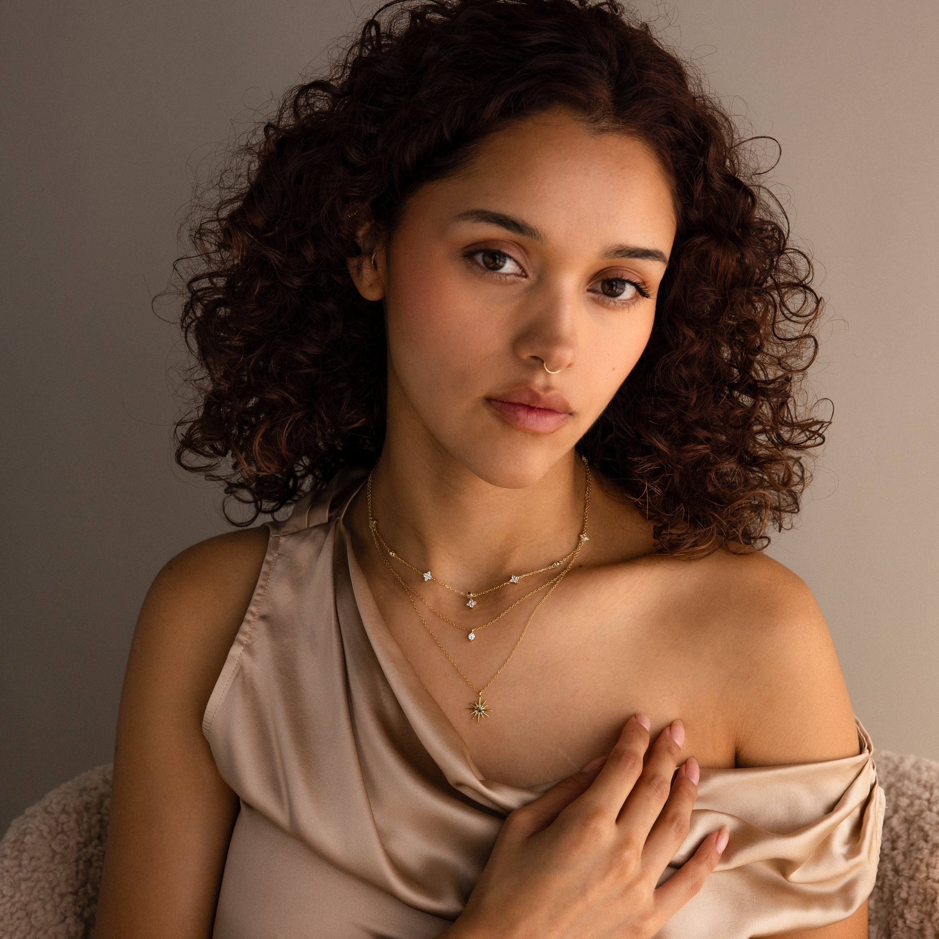 Ivy Diamond Station Necklace