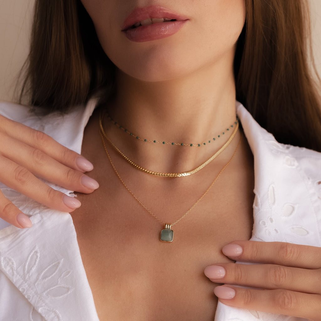 Jade Pendant Necklace