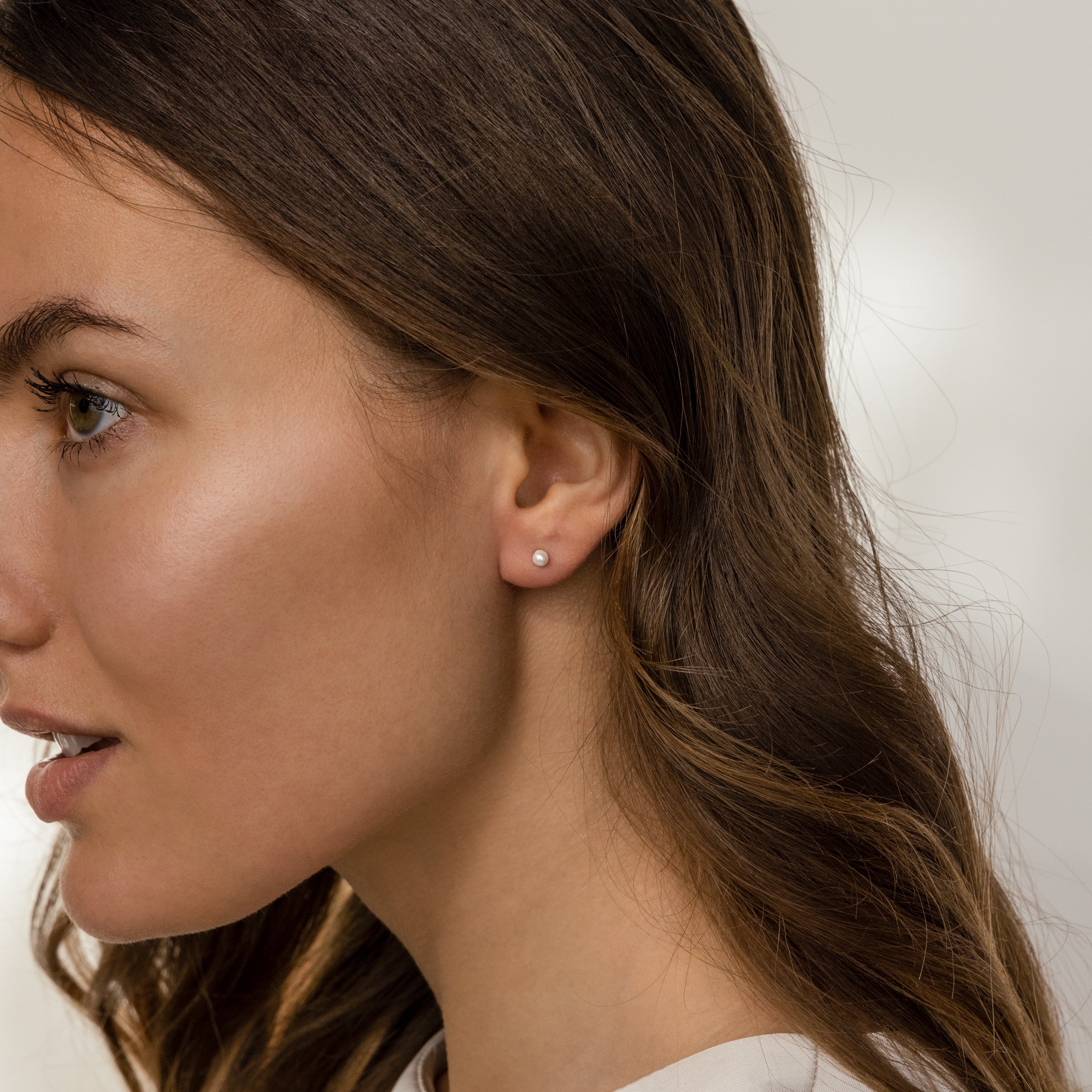 Dainty Pearl Studs