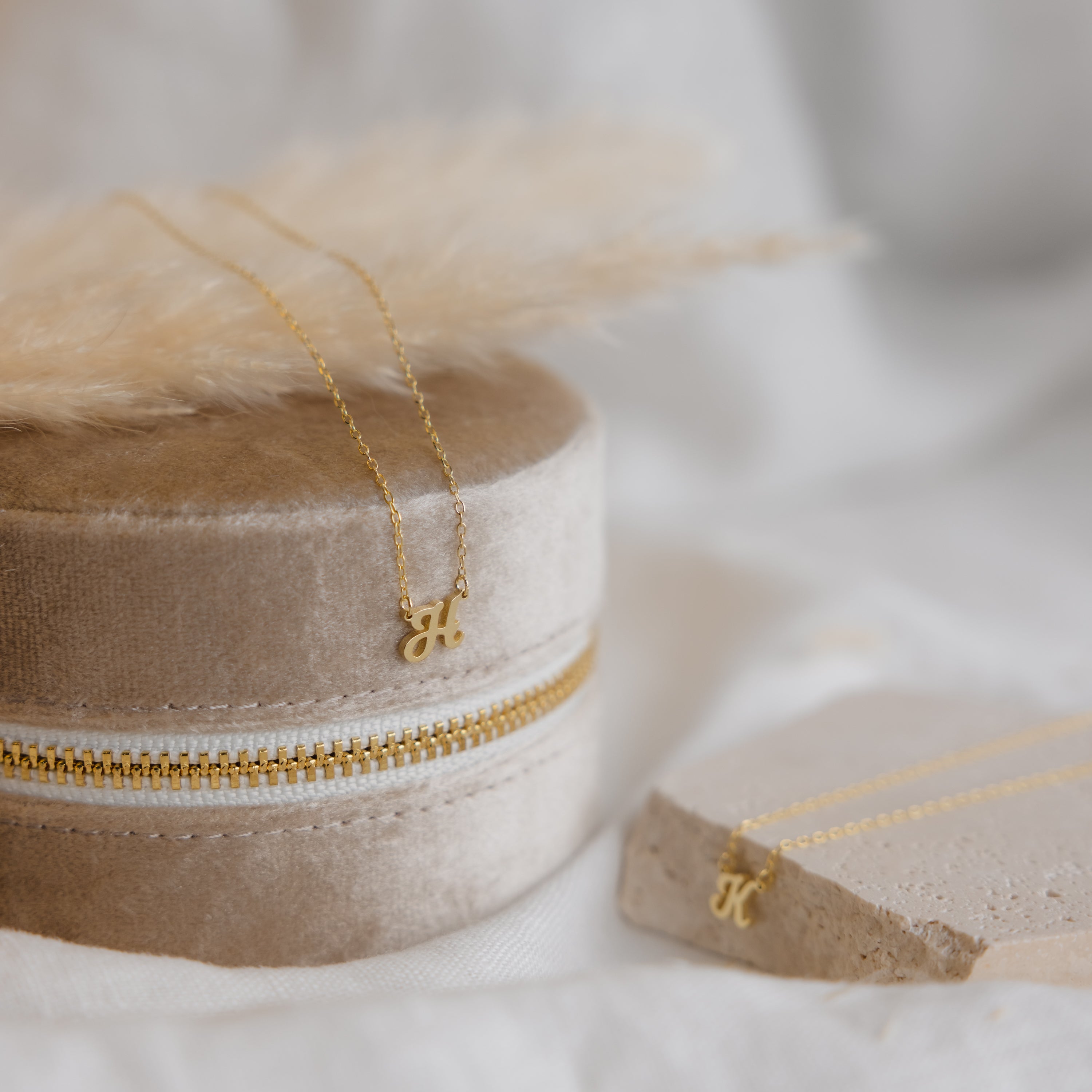 Mellow Dainty Initial Necklace