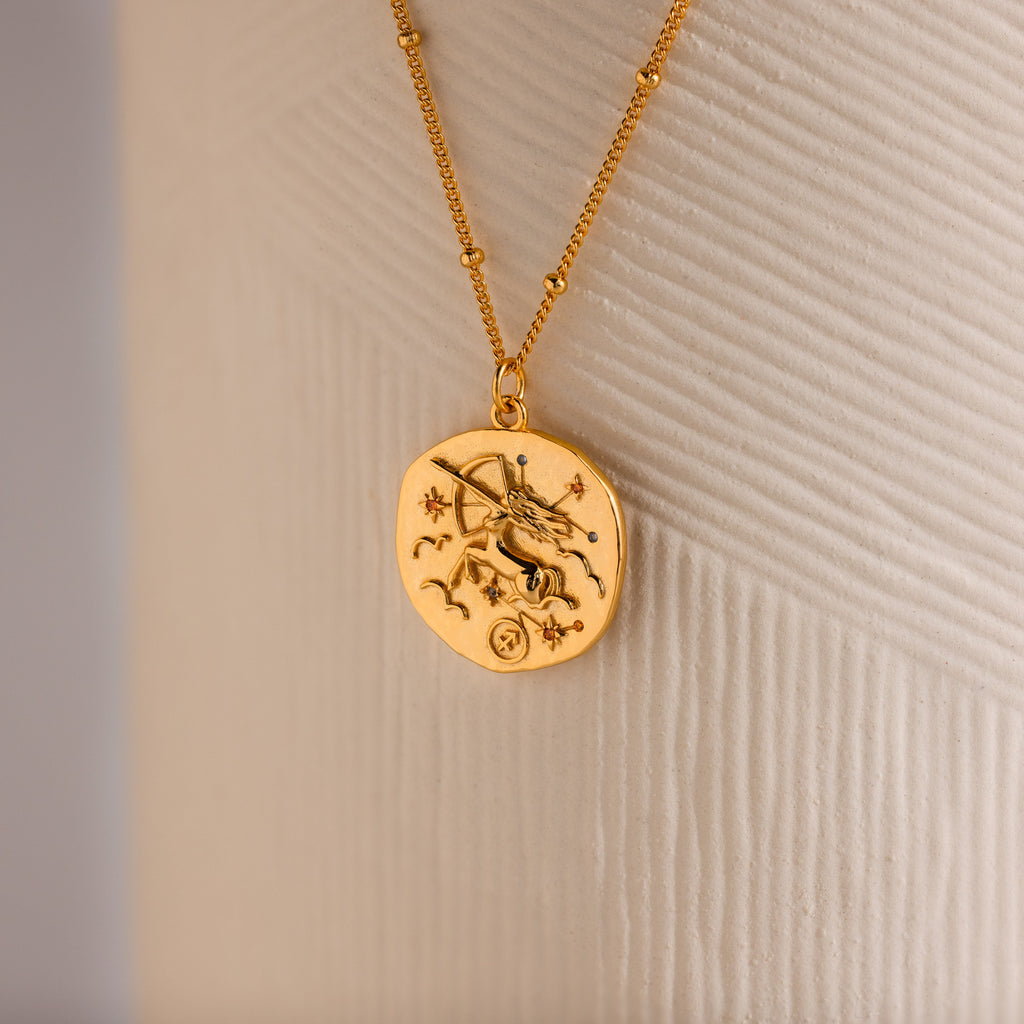 Zodiac Coin Necklace
