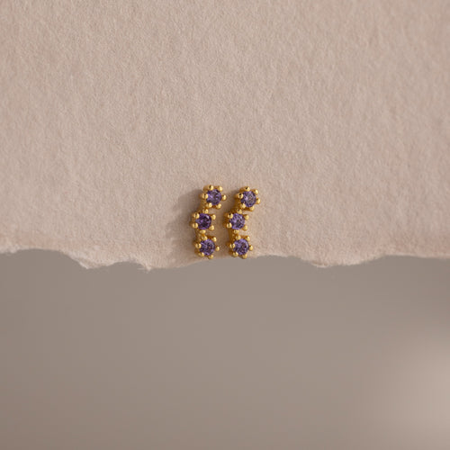 Birthstone Cluster Flatback Studs