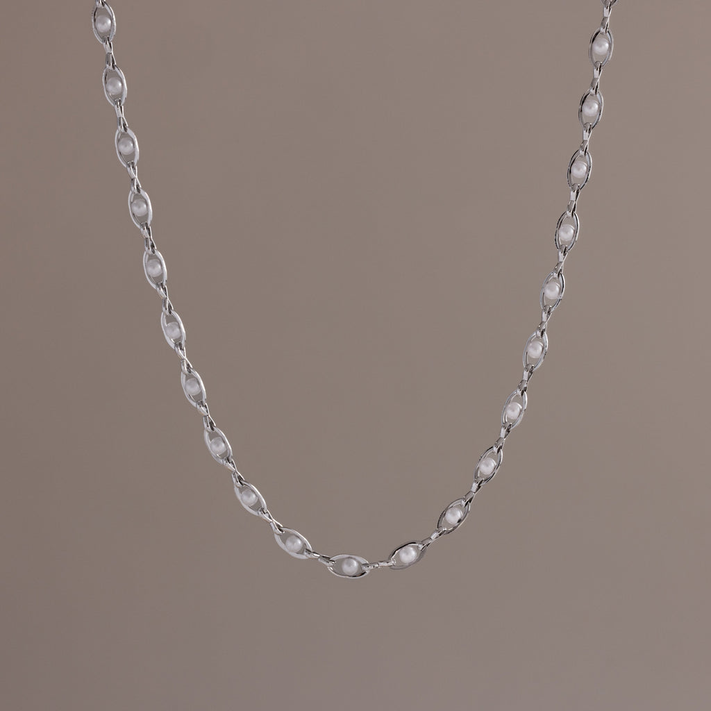 Eternity Pearl Choker Necklace