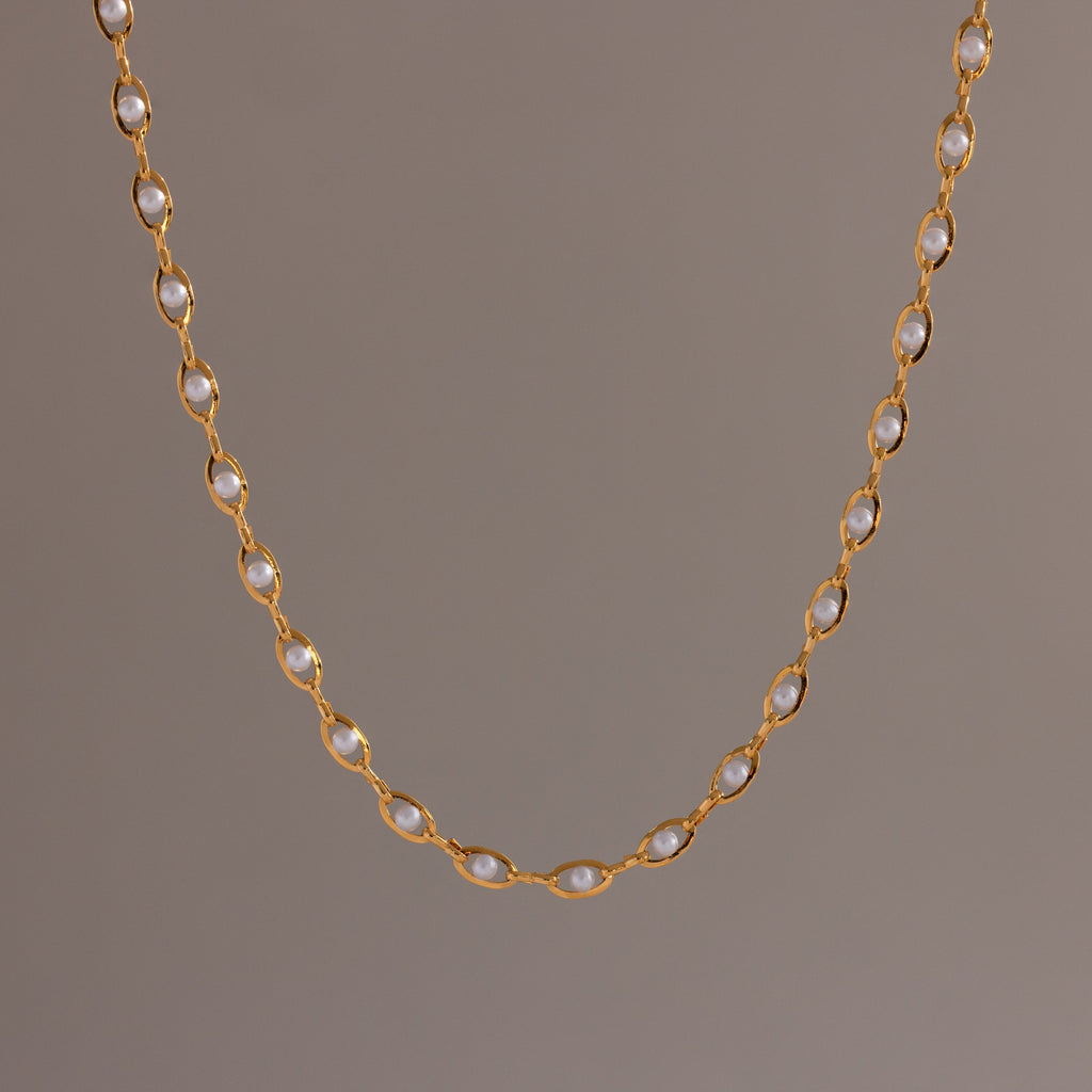 Eternity Pearl Choker Necklace