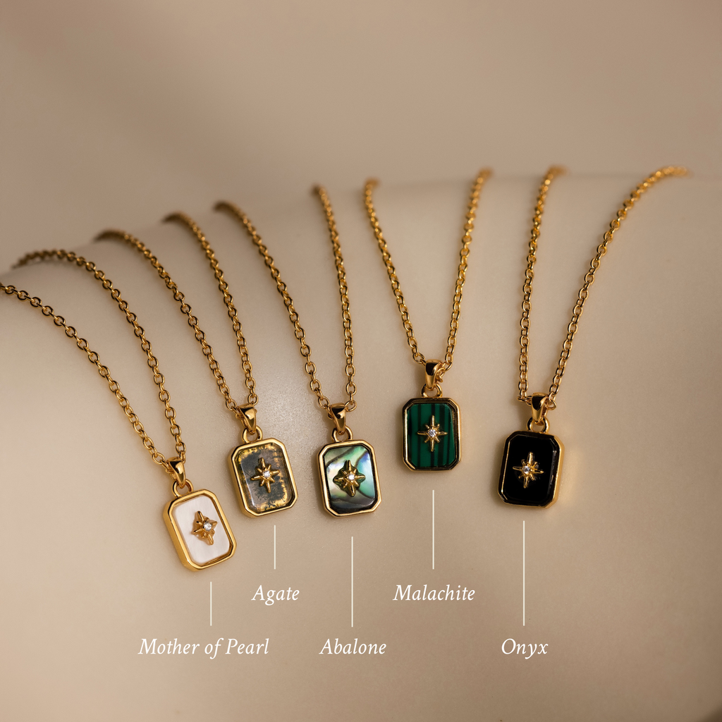 North Star Gemstone Necklace