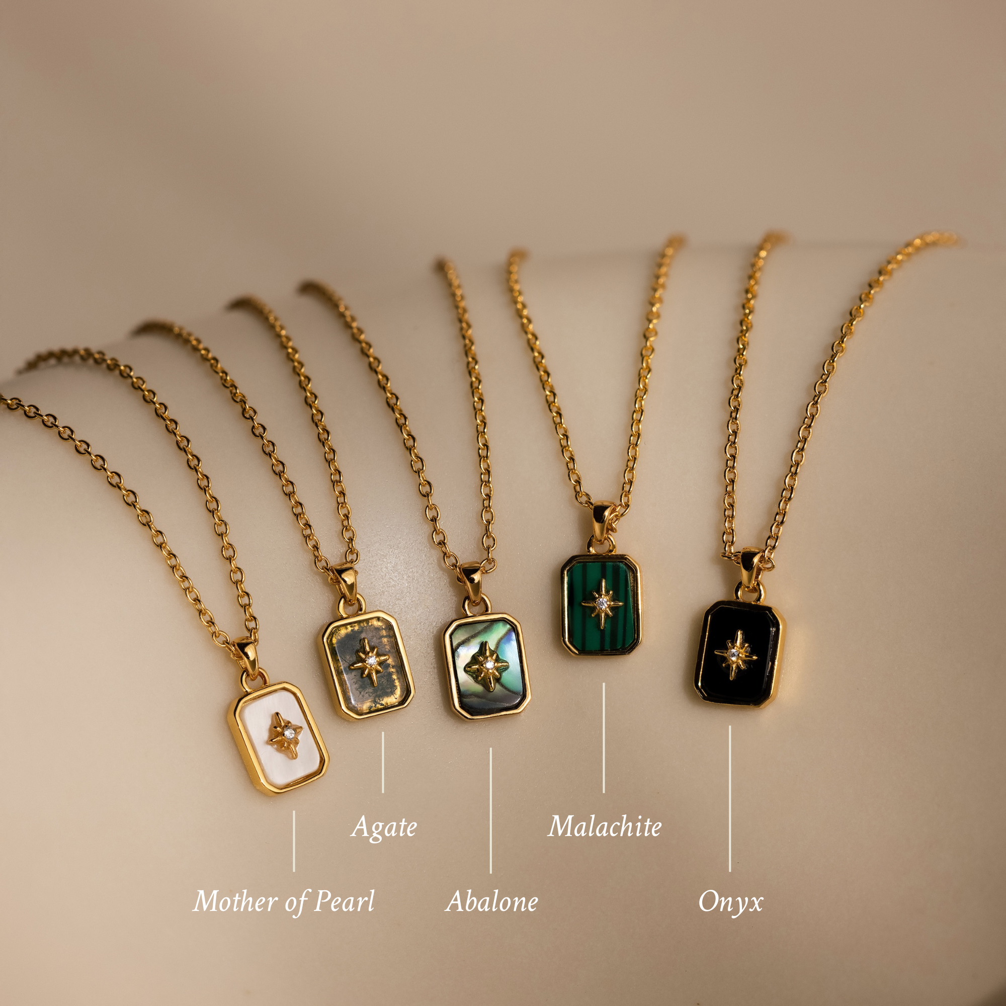 North Star Gemstone Necklace