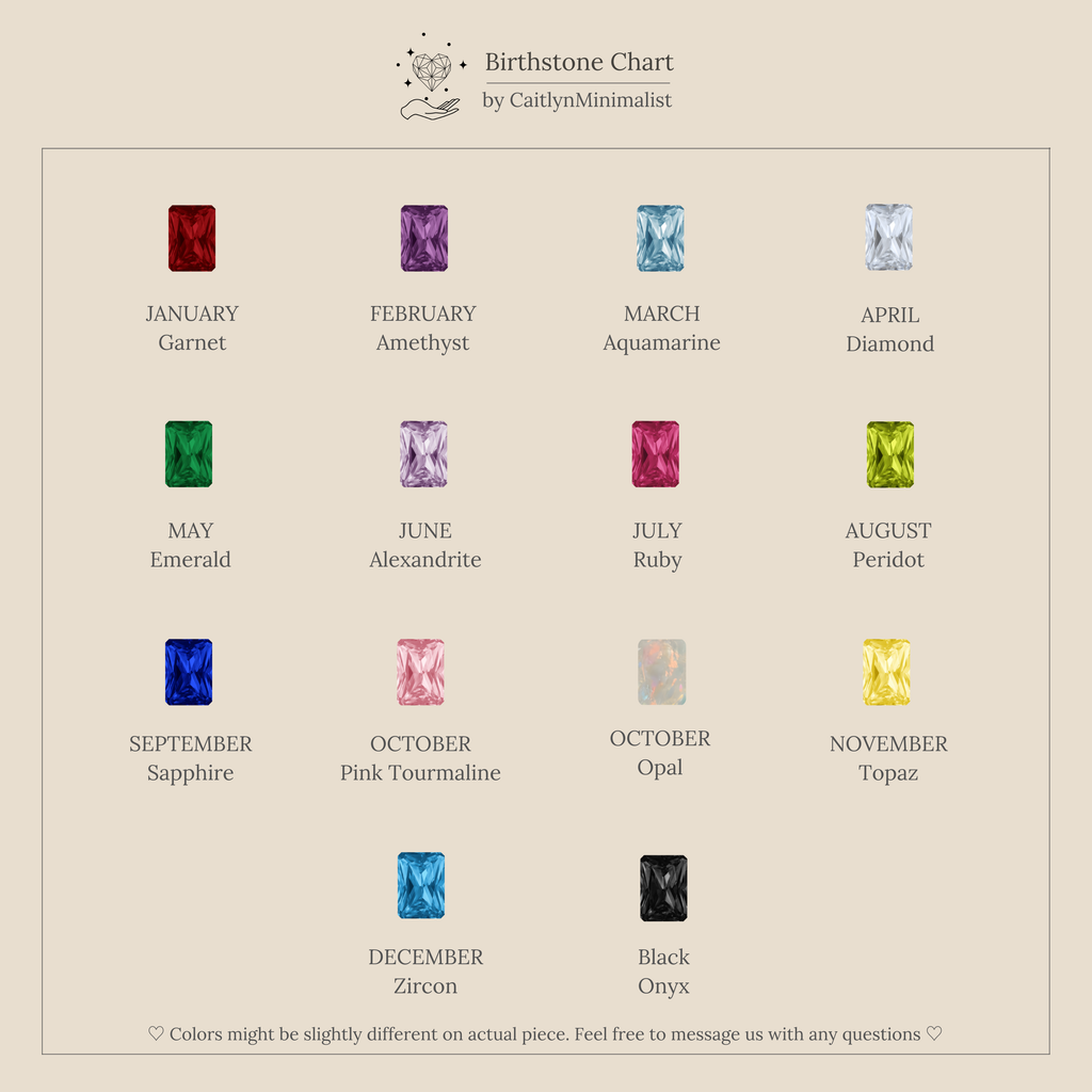 Toi et Moi Birthstone Earrings
