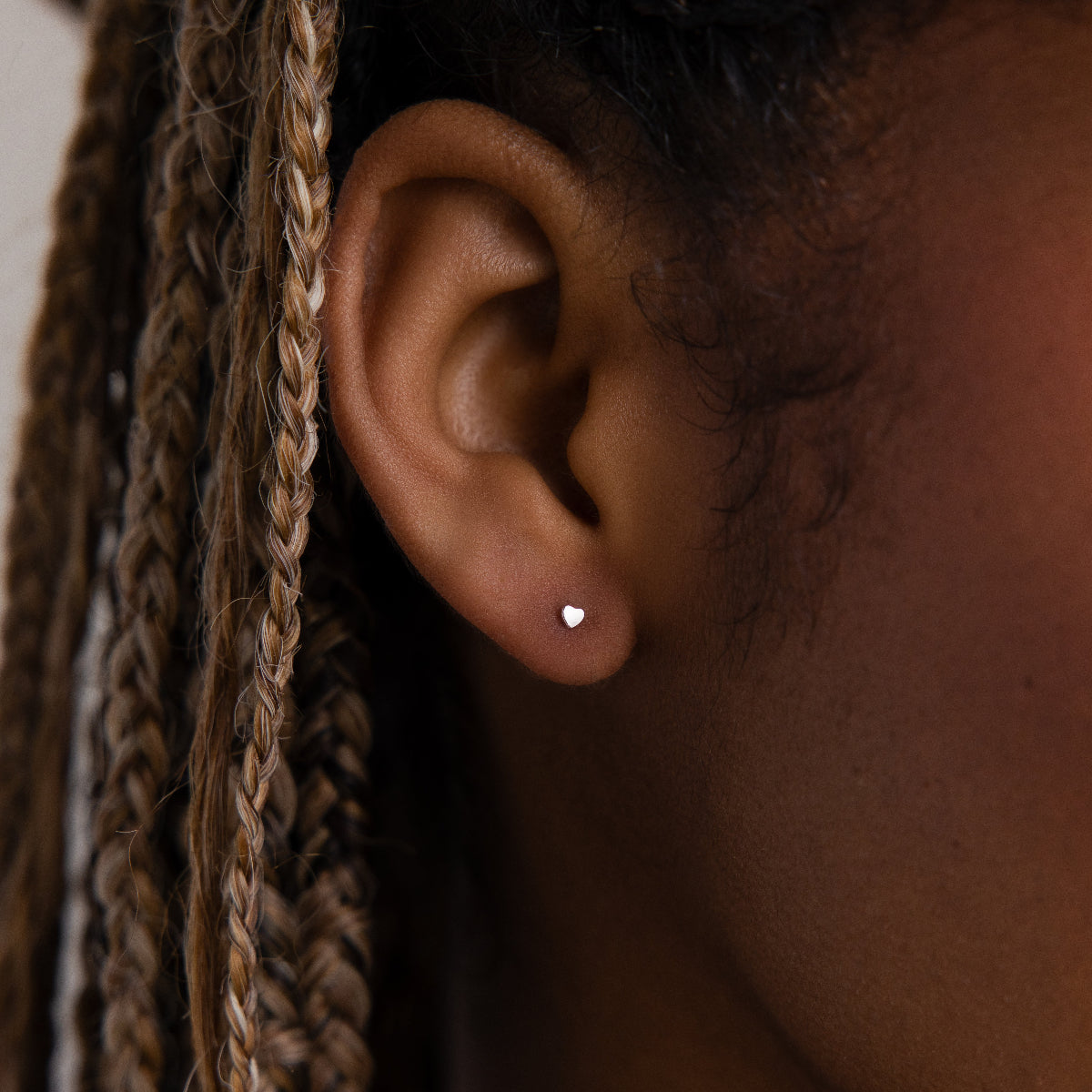 Tiny Heart Studs