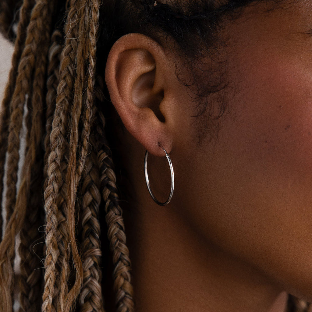 Large Thin Hoops