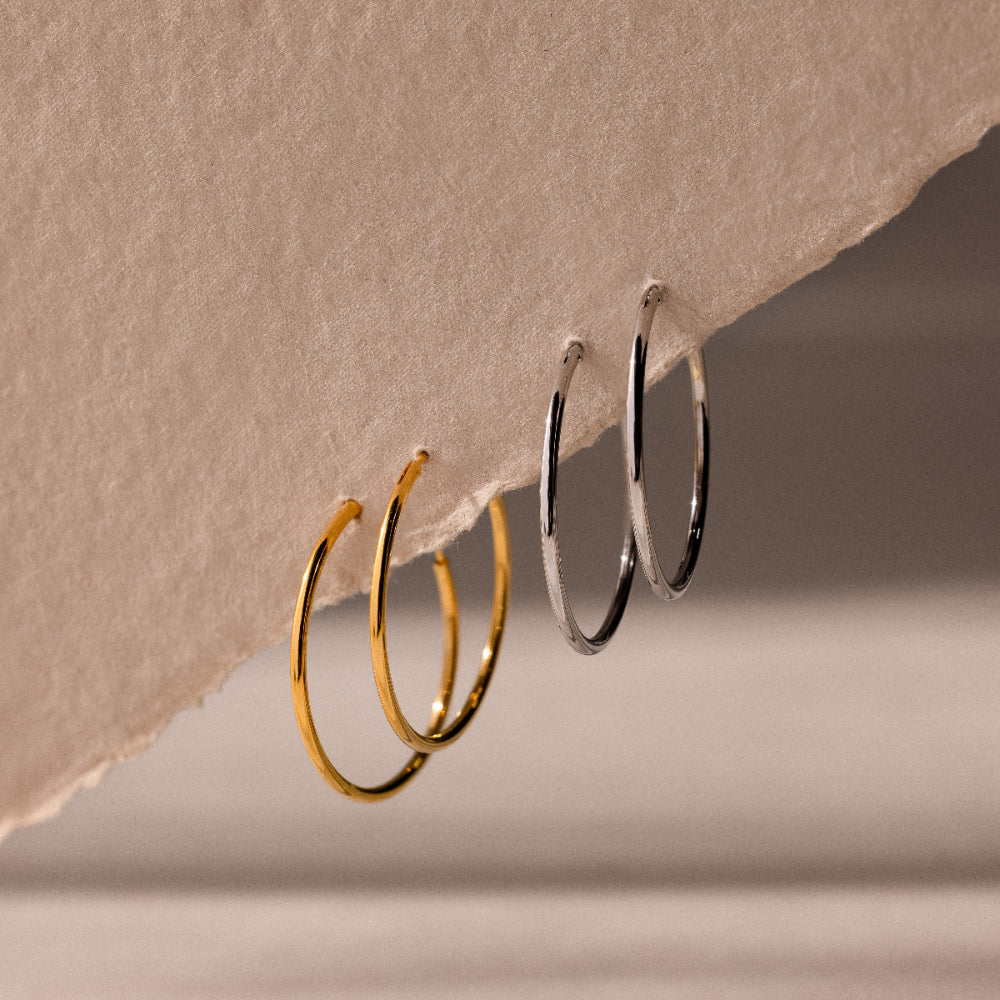 Large Thin Hoops
