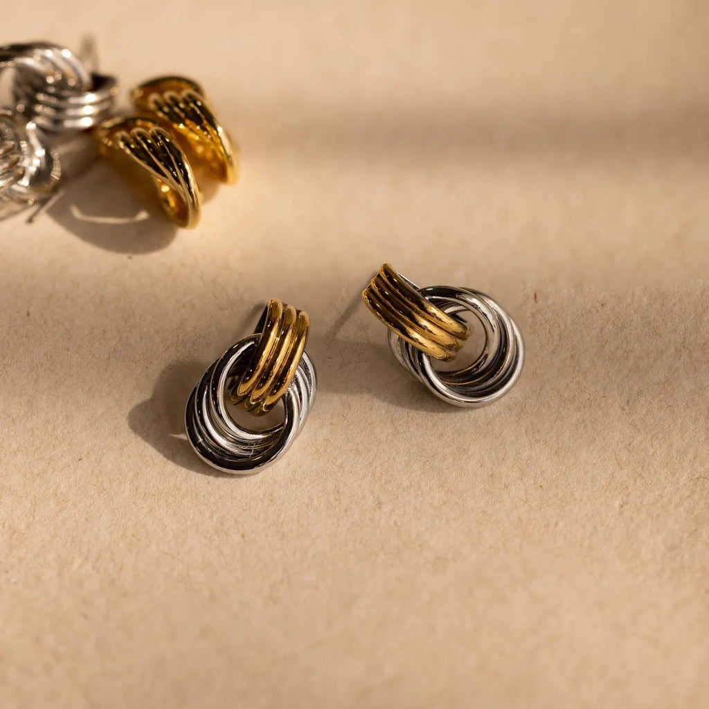 Mini Triple Knot Earrings