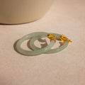 Large Jade Hoops