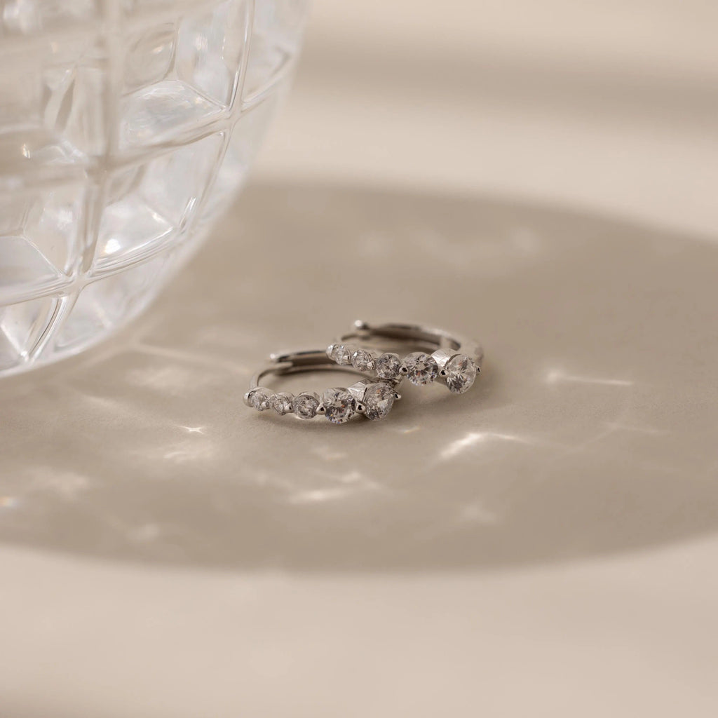 Lace Diamond Huggies