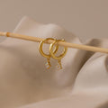 Ivy Birthstone Hoops