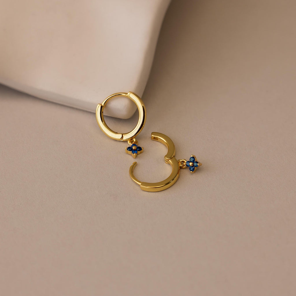 Ivy Birthstone Hoops
