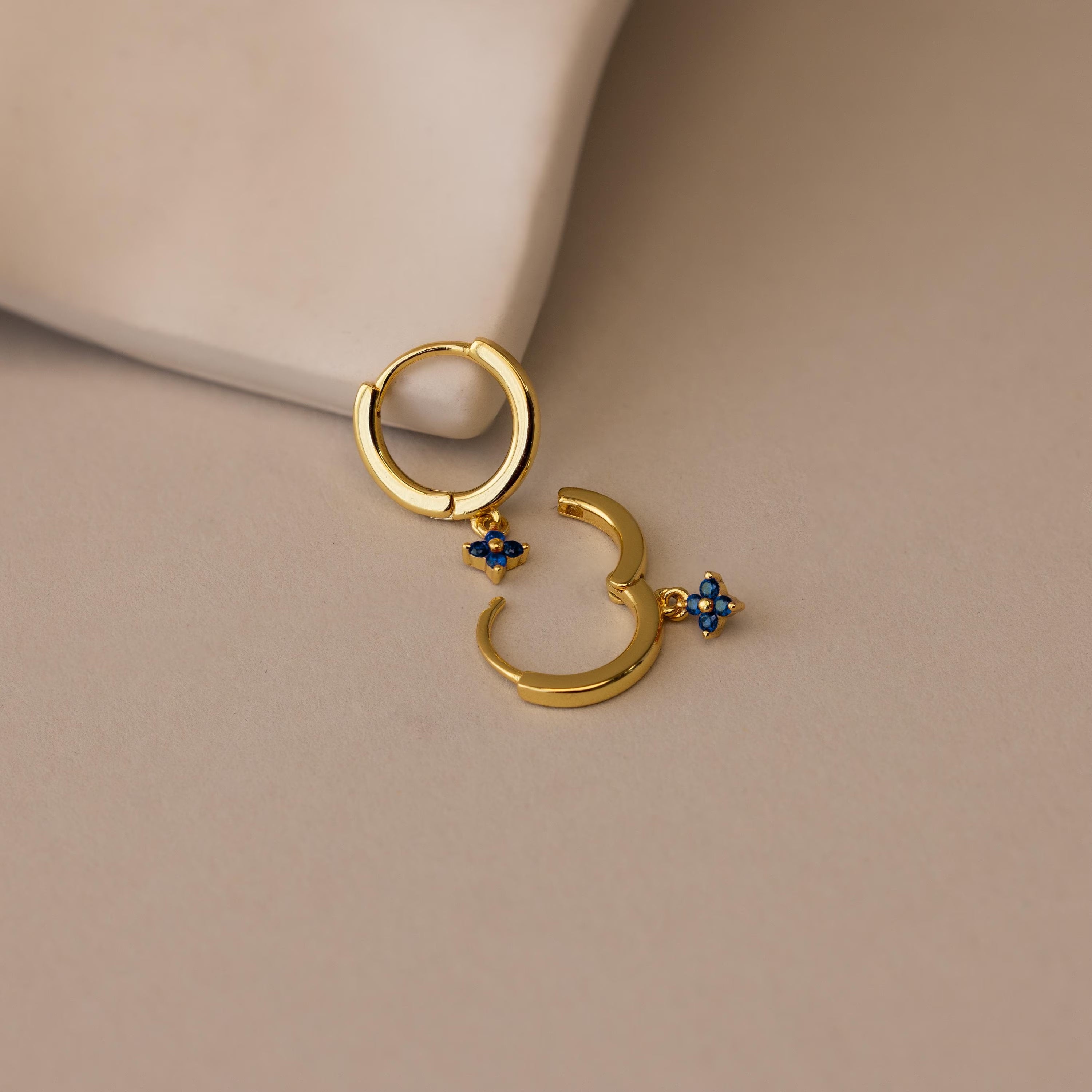 Ivy Birthstone Hoops