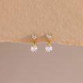 Heart Drop Flatback Studs