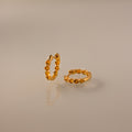Mini Birthstone Beaded Huggies