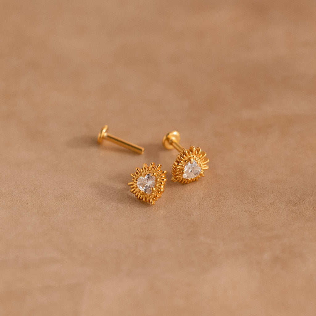 Sacred Heart Flatback Studs
