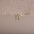 Dainty Pave Link Earrings