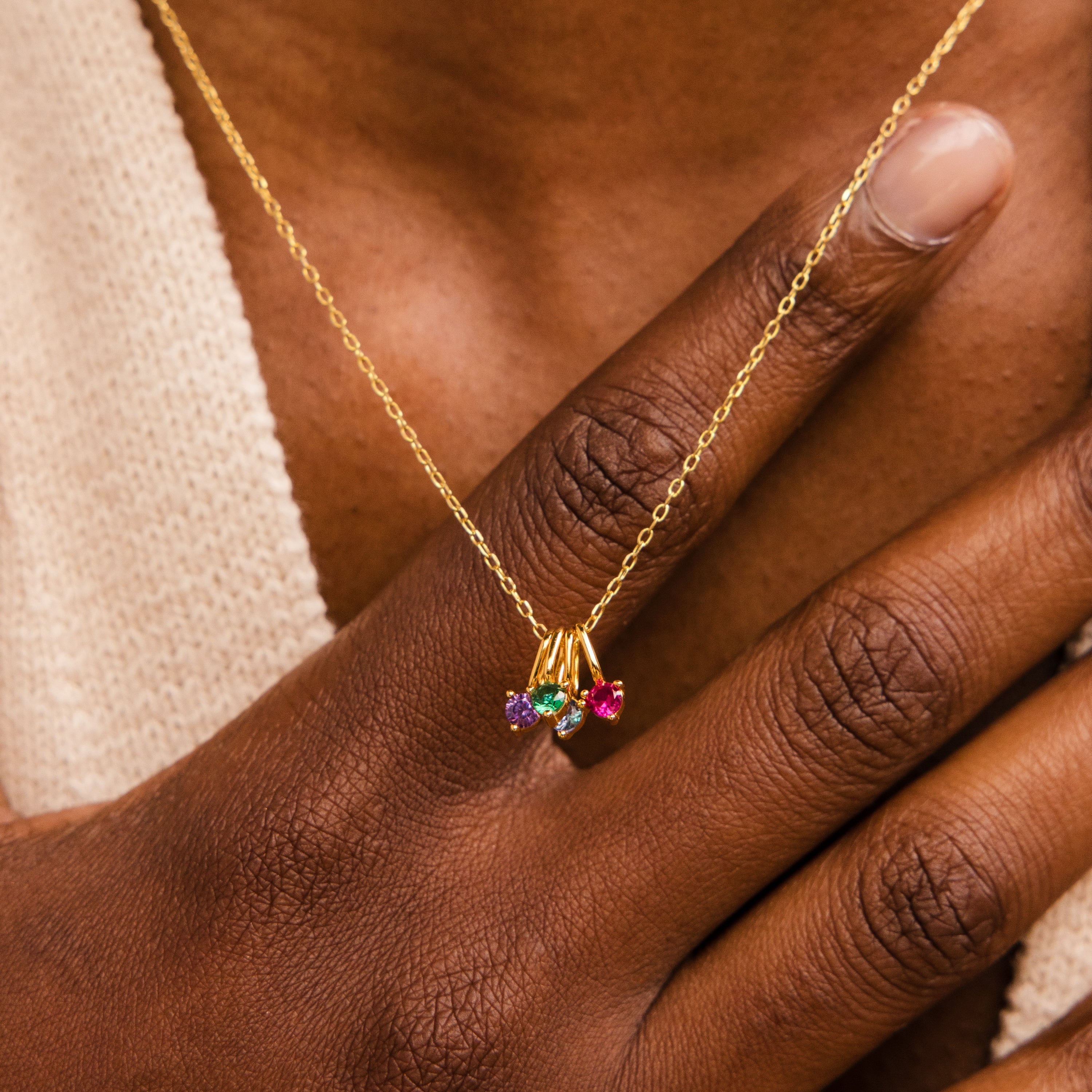 Dainty Birthstone Charm