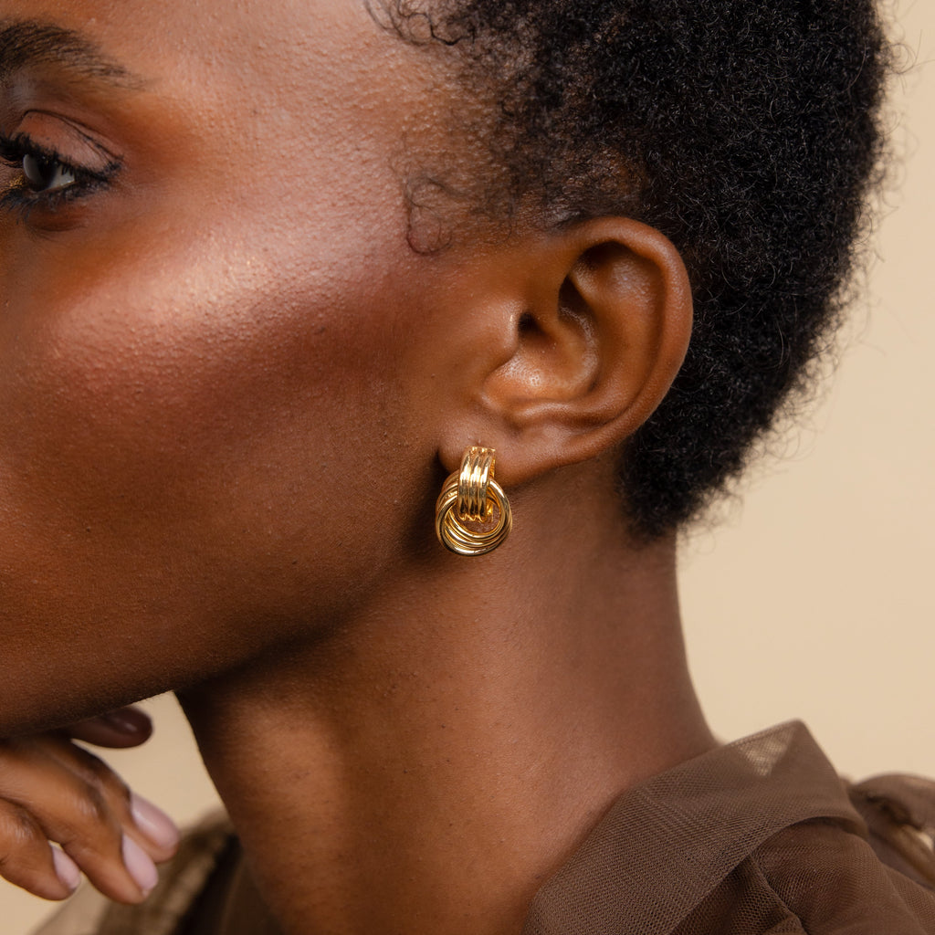 Triple Knot Earrings