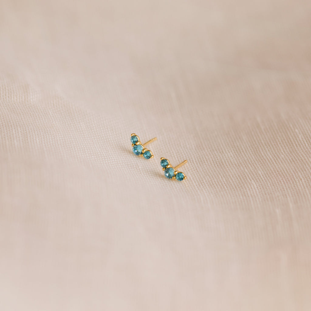 Bella Birthstone Studs