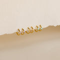Athena Birthstone Huggies