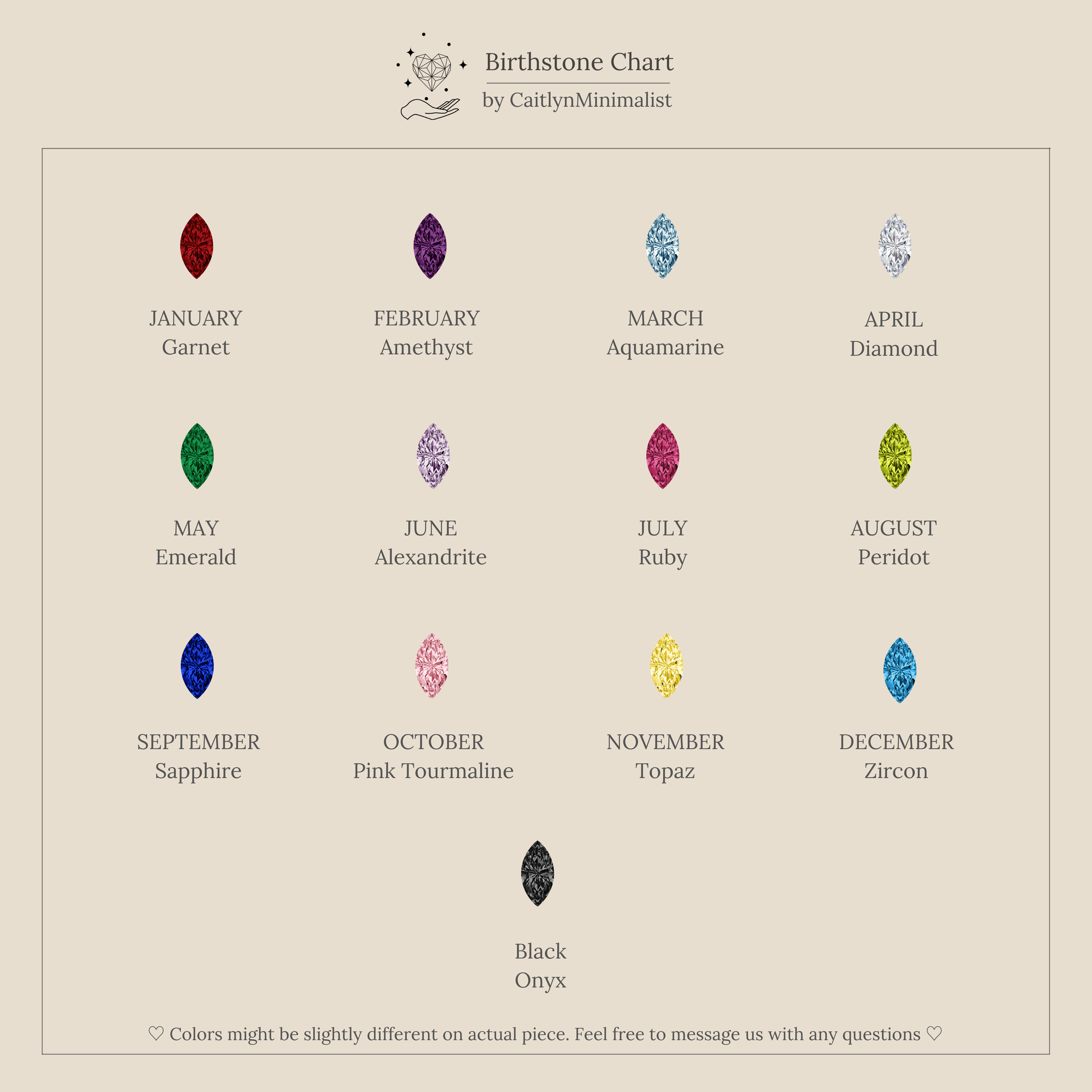 Marquise Birthstone & Pearl Ring