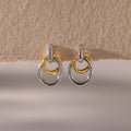 Mixed Metal Linked Earrings