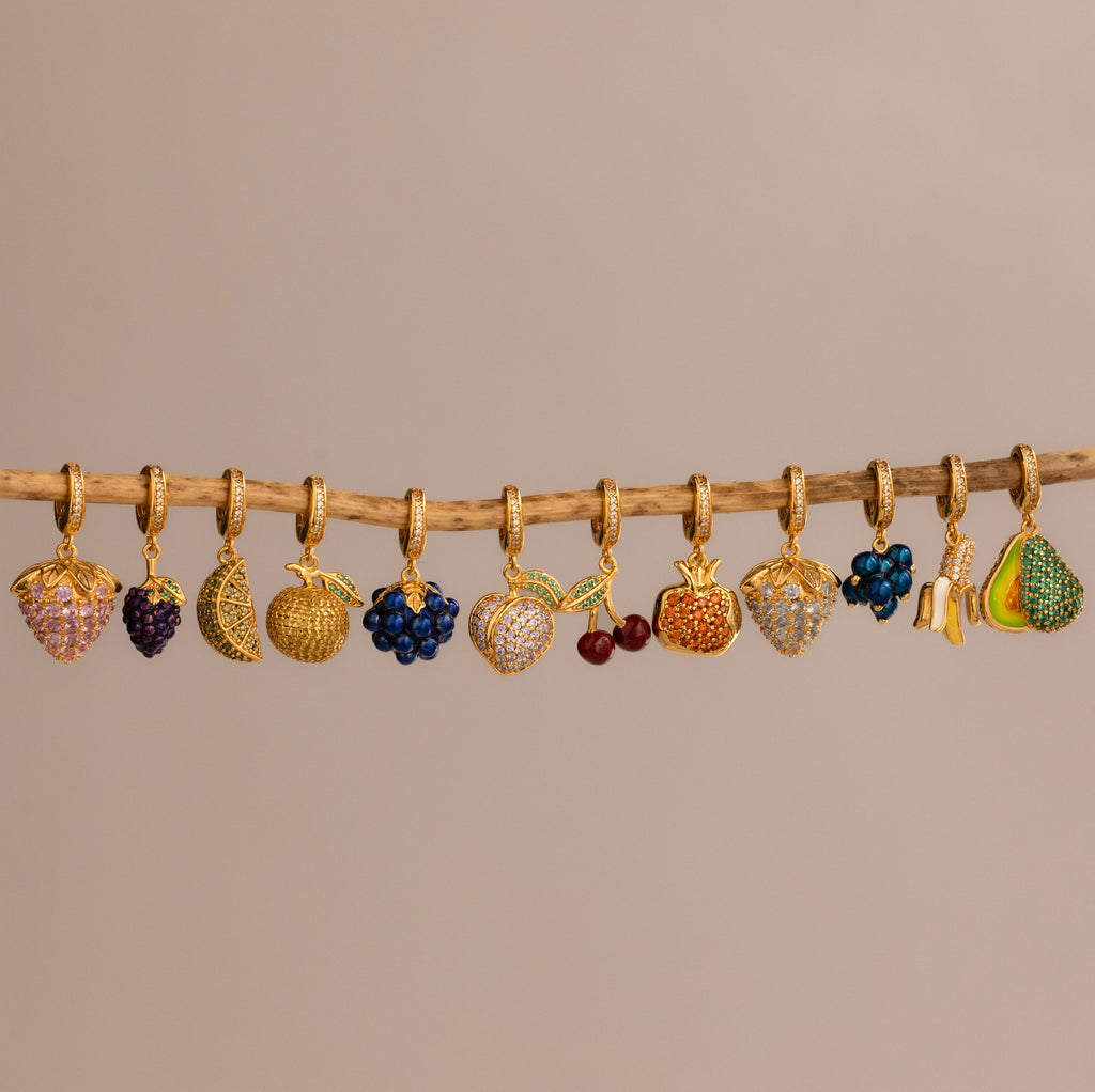 Birthstone Fruit Charm