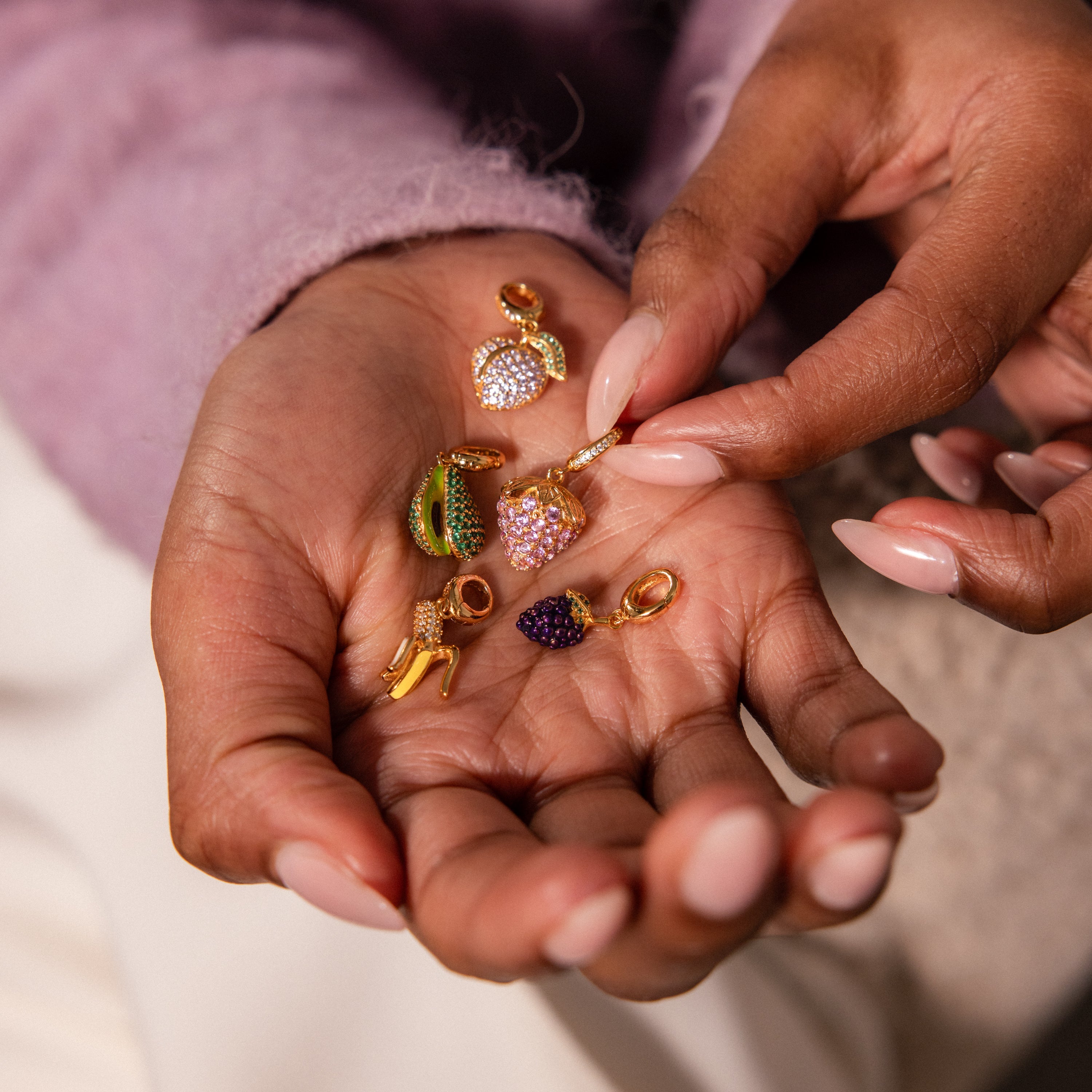 Birthstone Fruit Charm